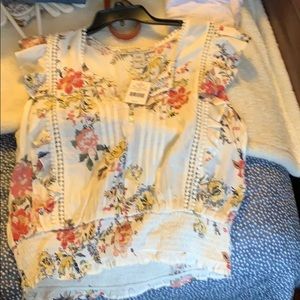 Flower dress top